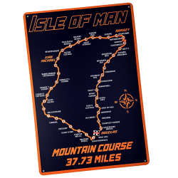 MOUNTAIN COURSE METAL WALL SIGN MG 950